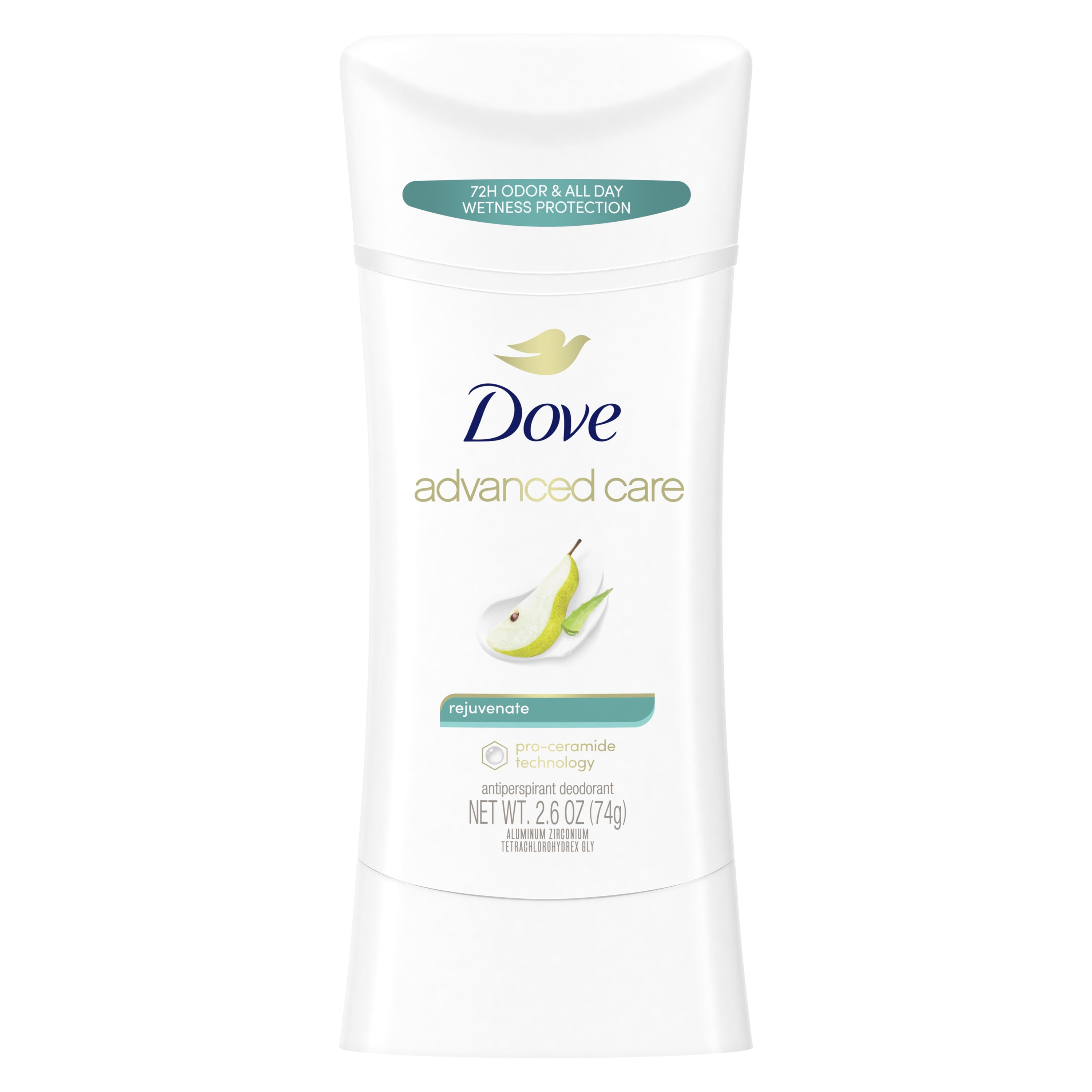 Dove Advanced Care Women's Antiperspirant Deodorant Stick, Rejuvenate Delicate Jasmine Scent, 2.