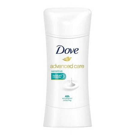 Dove Advanced Care with Nutrium Moisture Sensitive Skin Deodorant, 2.6 Oz, 3 Pack