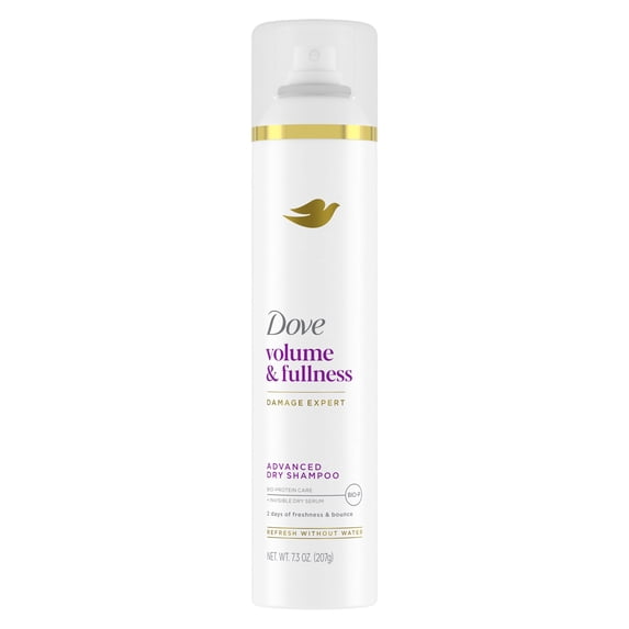 Dove Advanced Advanced Refresh & Revive Flat Hair Without Water Volume & Fullness for 2 Days of Freshness & Bounce, 7.3 oz
