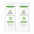 thumbnail image 1 of Dove Aluminum Free Antiperspirant Deodorant Stick for Women Cucumber & Green Tea, 2.6 oz 2 Count, 1 of 9