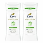 Dove Aluminum Free Antiperspirant Deodorant Stick for Women Cucumber & Green Tea, 2.6 oz 2 Count
