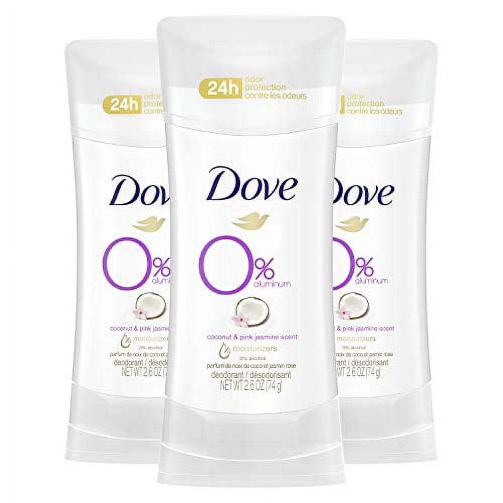 Dove Aluminum Free Deodorant for Women 24Hour Odor Protection, Coconut