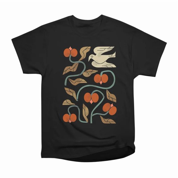 Dove And Peace Blooms T-Shirt Tee Gift For Him Merch For Her Apparel For Friend