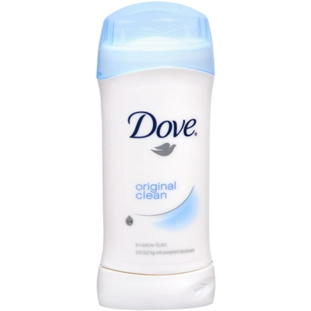 Dove Deodorant Stick - Invisible Solid Anti-Perspirant Deodorant - Original Clean - 2.6 Oz