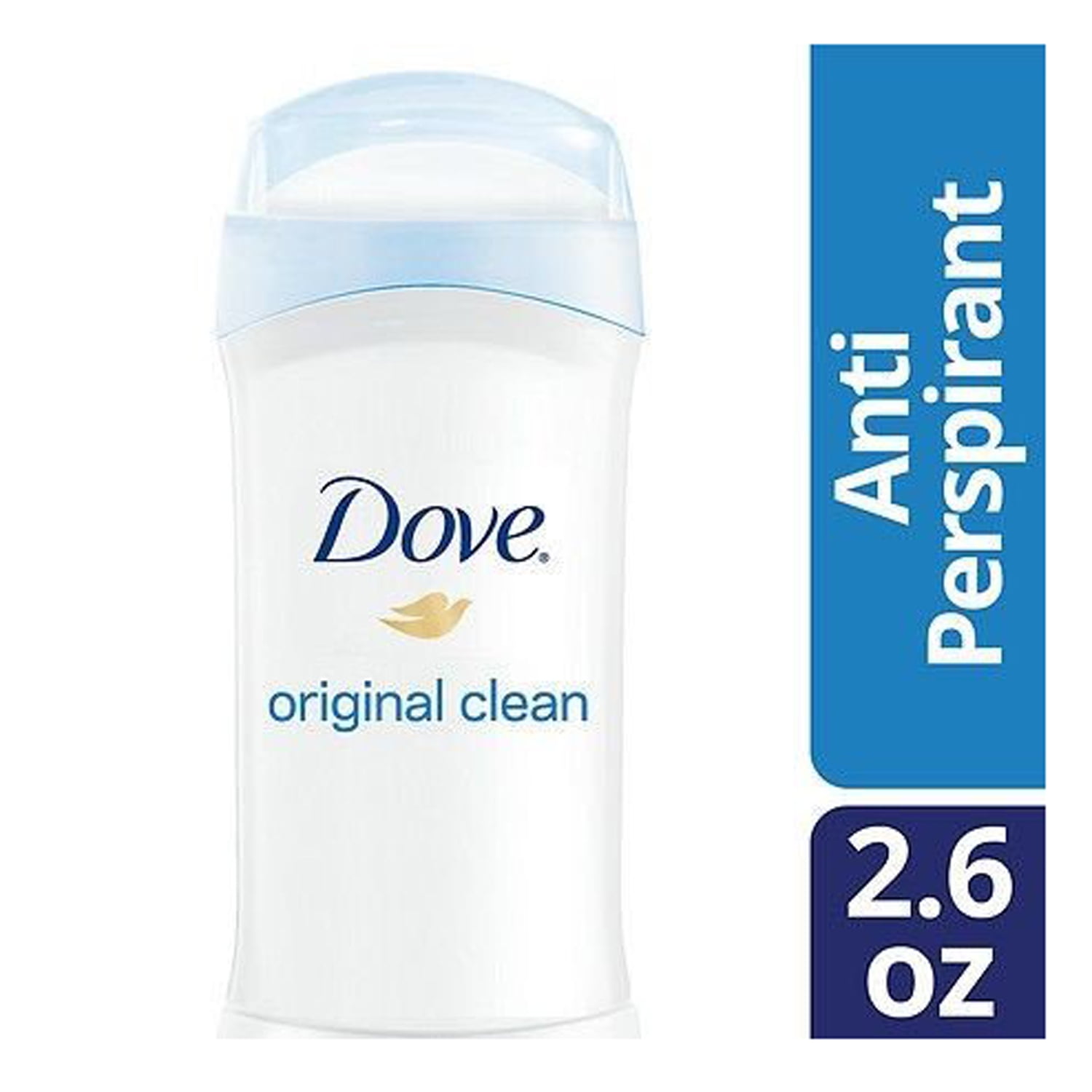 Dove Anti-Perspirant Invisible Solid, Original Clean, 2.6 oz, Pack of 7