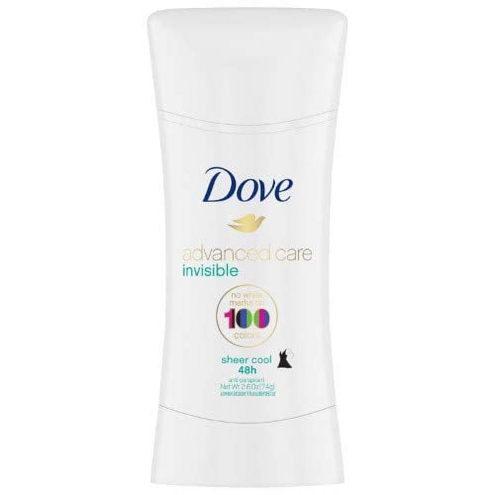Dove Antiperspirant Deodorant Advanced Care Sheer Cool, 2.6 oz