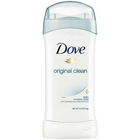 Dove Original Clean Antiperspirant Deodorant 2.6 oz (Pack of 2)