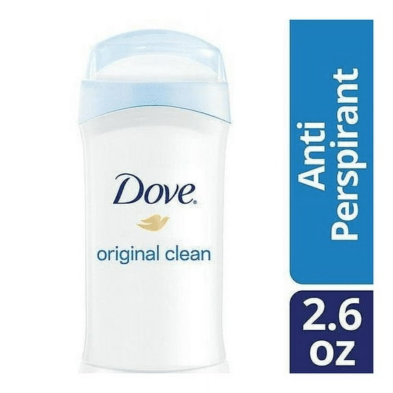 Dove Antiperspirant Deodorant Original Clean Invisible Solid, 2.6 oz, 5 Pack