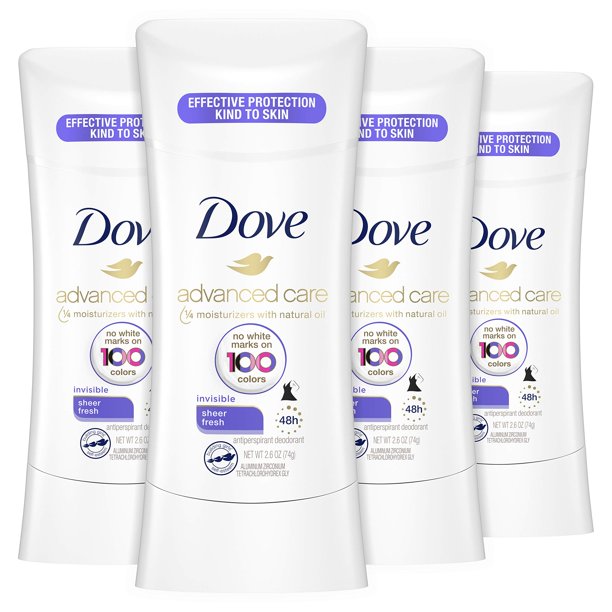 Dove Antiperspirant Deodorant Stick No White Marks On 100 Colors Sheer