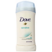 Dove Antiperspirant Deodorant Stick for Women Sensitive Skin Invisible Solid, 2.6 oz, 3 Pack