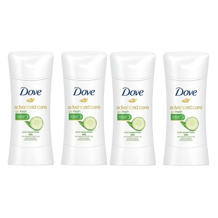 Dove Advanced Care Cool Essentials Antiperspirant Deodorant, 2.6 oz, 4 count