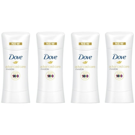 Dove Antiperspirant For Sweat Block Sheer Fresh 48-Hour Deodorant Protection 2.6 oz 4 count