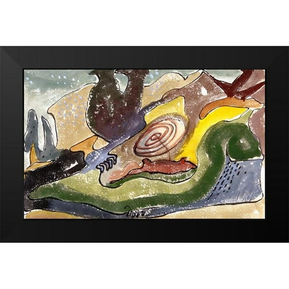 Dove, Arthur 14x10 Black Modern Framed Museum Art Print Titled - Beach