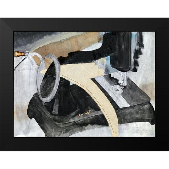 Dove, Arthur 14x12 Black Modern Framed Museum Art Print Titled - Hand Sewing Machine