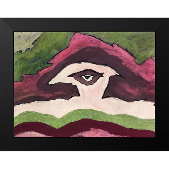 Dove, Arthur 14x12 Black Modern Framed Museum Art Print Titled - Storm Clouds