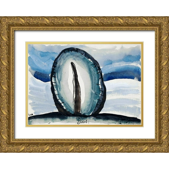 Dove, Arthur 18x14 Gold Ornate Wood Framed with Double Matting Museum Art Print Titled - Tree