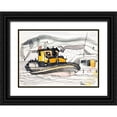 thumbnail image 1 of Dove, Arthur 24x18 Black Ornate Wood Framed with Double Matting Museum Art Print Titled - Study for The Bessie of New York, 1 of 4