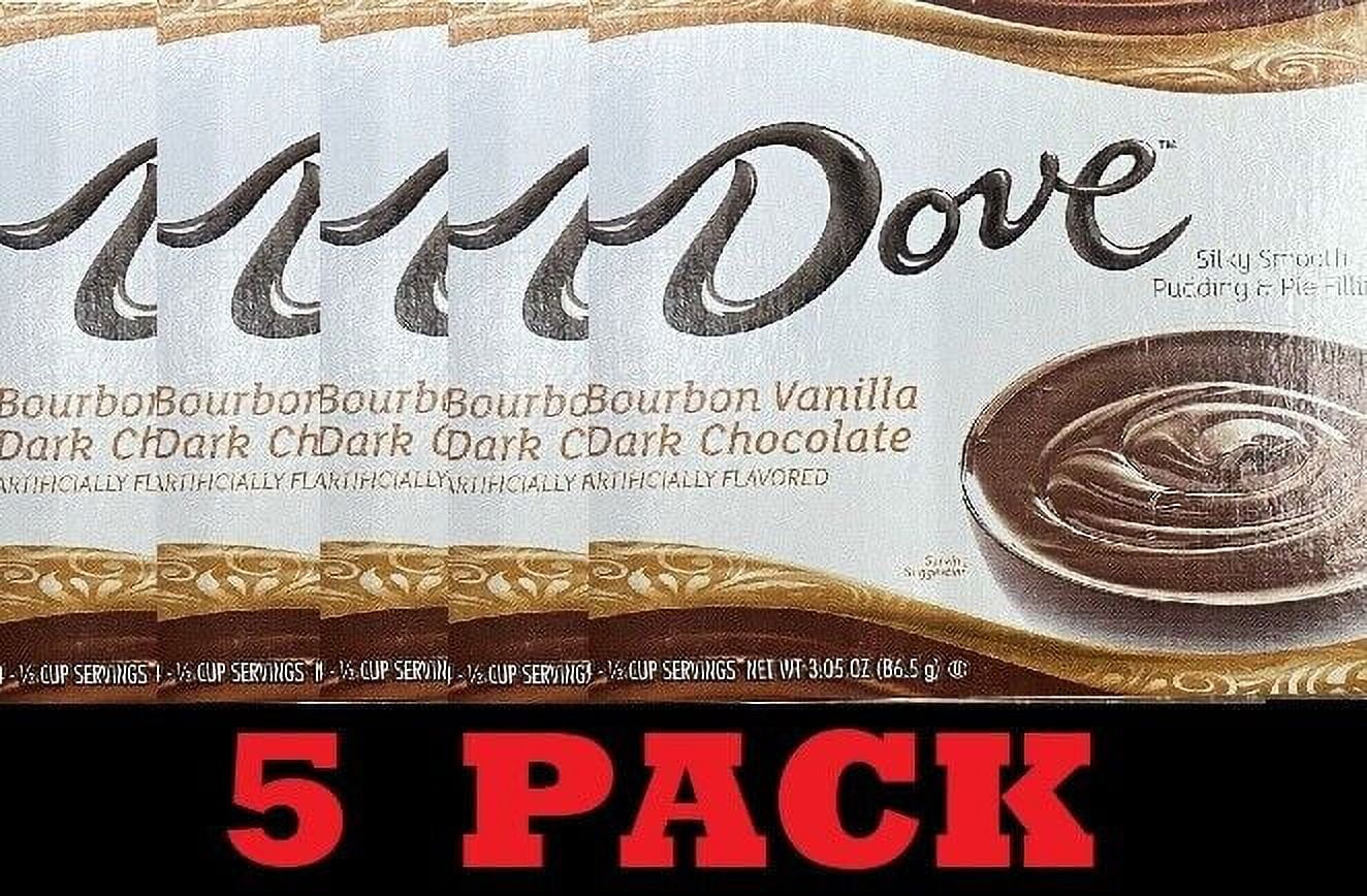 Dove BOURBON VANILLA DARK CHOCOLATE Silky Smooth Pudding Pie Filling