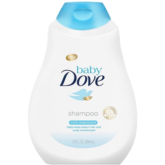Dove Baby Tear Free Shampoo, Rich Moisture 13 oz (Pack of 2)