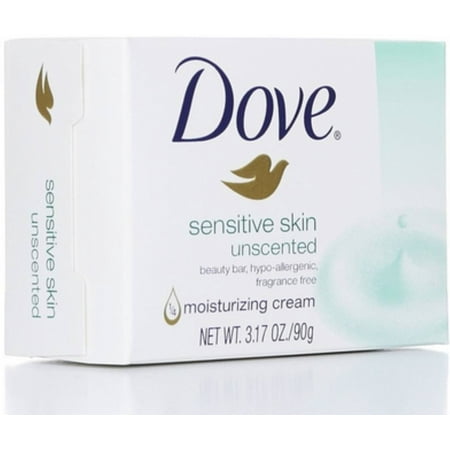 Dove Bar Soap for Sensitive Skin 3.17 oz (Pack of 2)