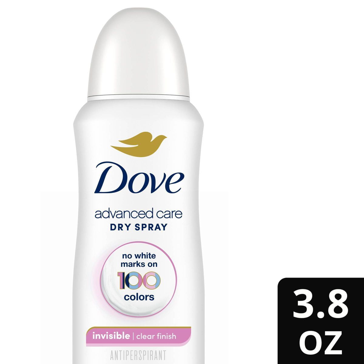 Dove Beauty Advanced Care Clear Finish 72-Hour Women's Antiperspirant Deodorant Dry Spray - 3.8oz
