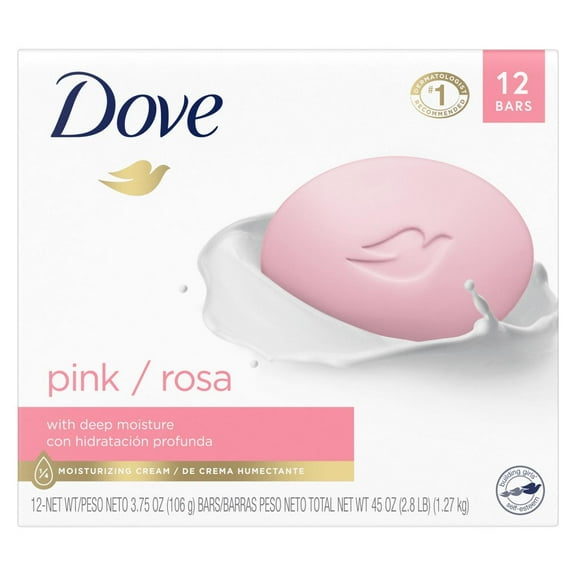 Dove Beauty Bar Gentle Skin Cleanser Pink 3.75 oz
