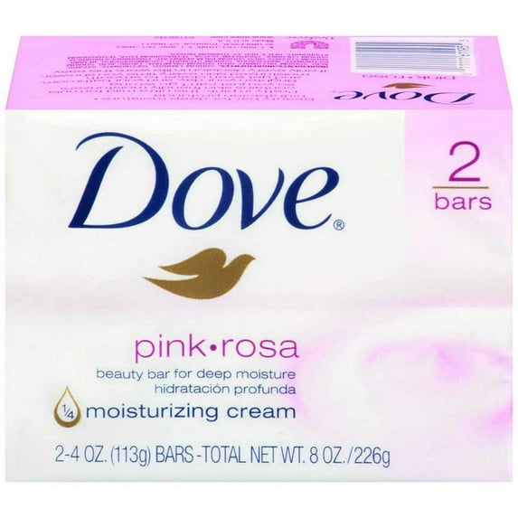 Dove Beauty Bar Pink 3.75 oz 2 Bars (Pack of 10)