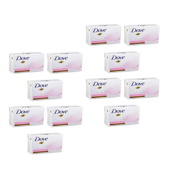 Dove Beauty Bar Soap Pink Rose Mositurizing Clean Hand Body Soap 4.75oz 12-Pack