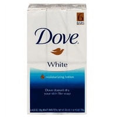 Dove Beauty Bar Soap, White - 4.75 Oz, 6 Ea, 3 Pack