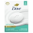 Dove Beauty Bar Soap YPF5 Sensitive, 8 Bars for Sensitive Skin