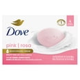 thumbnail image 1 of Dove Beauty Bar Soap For Soft, Smooth Skin, Pink Rosa, Cleans & Moisturizes, 3.75 oz 4 Bars, 1 of 11
