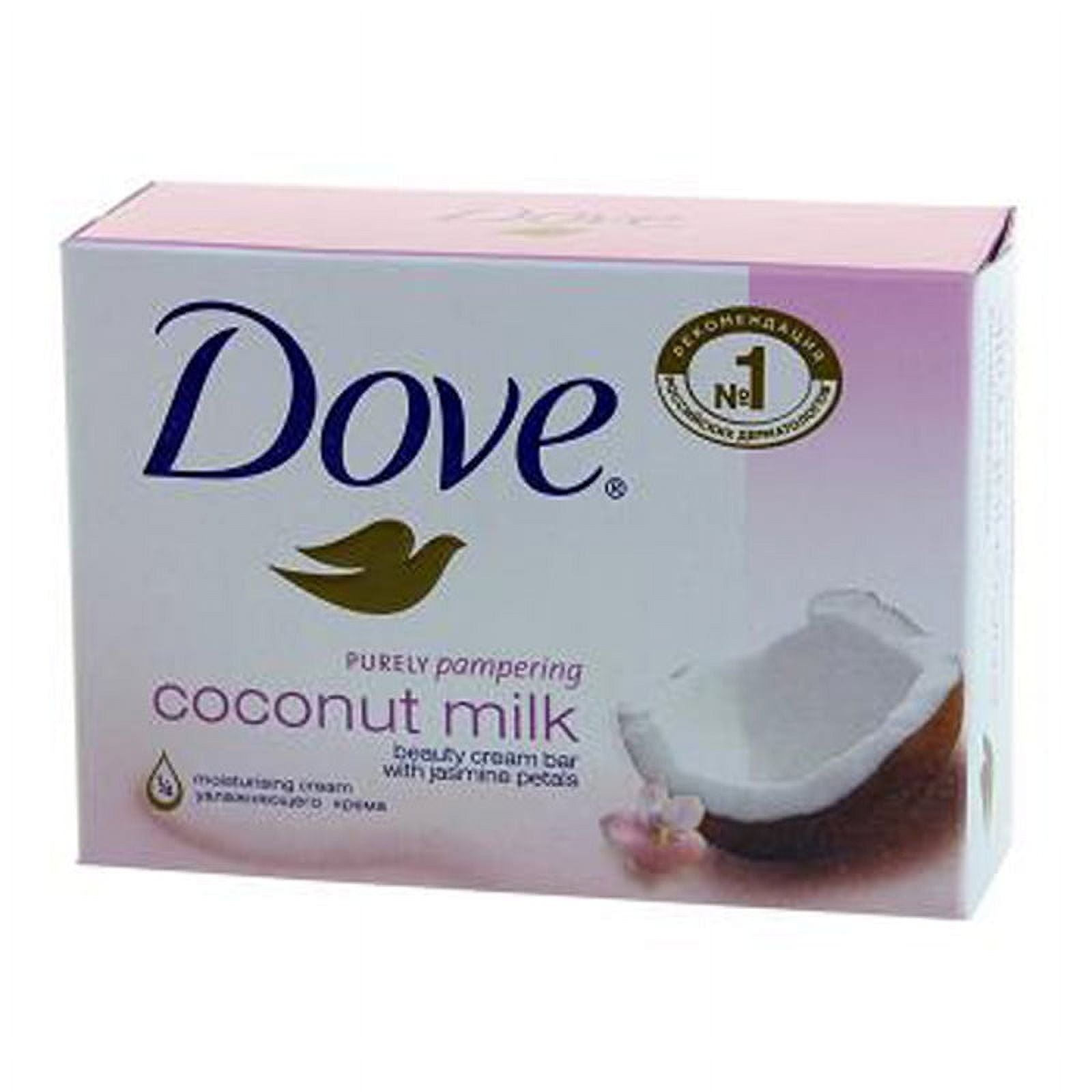 Dove, Beauty Cream Bar Coconut Milk, Count 1 Soap/Body Wash/Shaving