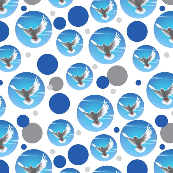 Dove Bird Flying In the Sky Premium Gift Wrap Wrapping Paper Roll