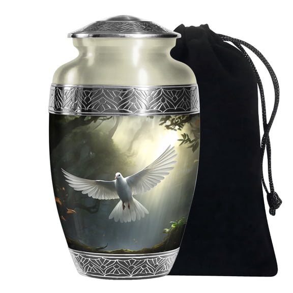 Dove Bird Urn Funeral Urns For Adult Ashes Men Large Funeral Urn For Women 10 Inch