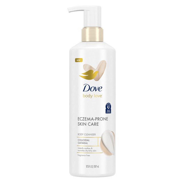 Dove Body Love Eczema Prone Skin Care Daily Use Women's Body Cleanser