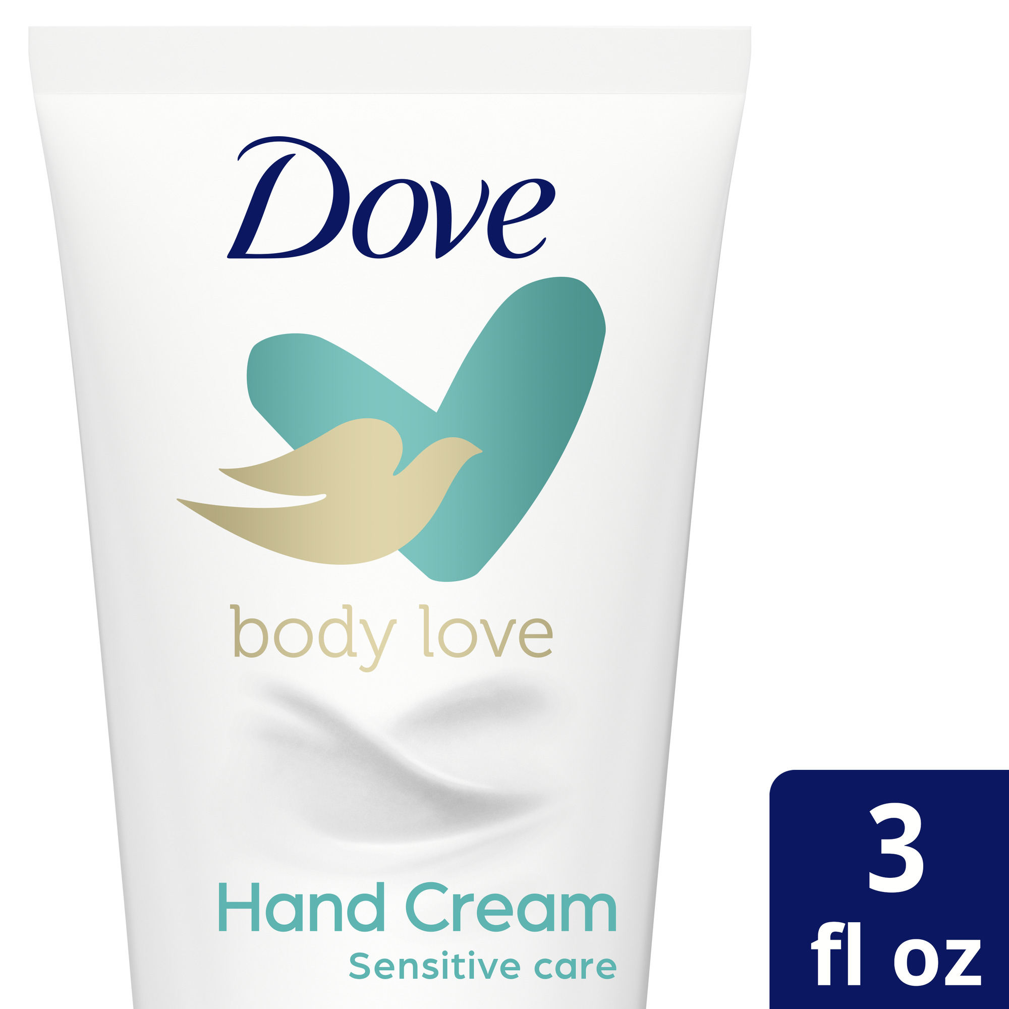 Dove Body Love Fragrance-Free Hand Cream for Rough or Dry Skin Sensitive Care Soothes and Comforts Skin 3 oz - image 1 of 11