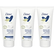Dove Body Love Moisturizing Hand Cream for Rough or Dry Skin Intense Care Softens and Smoothes 3 oz, 3 Pack