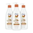 Dove Shea Butter Body Lotion, Pack of 3, Moisturizing for All Skin