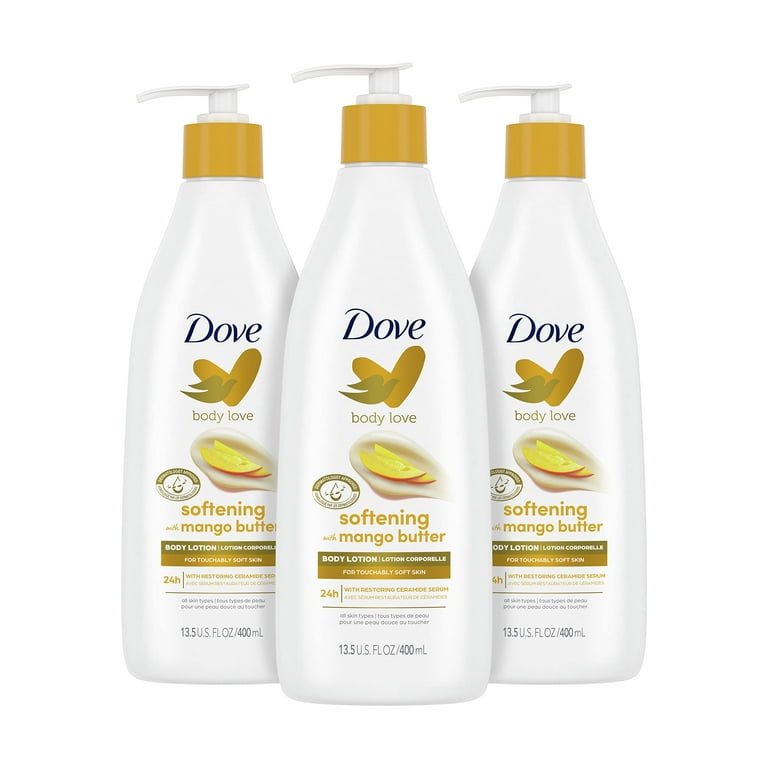 Dove Body Love Softening Body Lotion With Mango Almond Pack Of 3