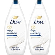 Dove Body Wash 2-Pack   Deeply Nourishing for Softer, Smoother Skin, 15.2 oz Ea