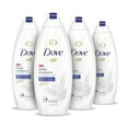 thumbnail image 1 of Dove Body Wash For Dry Skin Deep Moisture Sulfate Free Bodywash 22 oz 4 count, 1 of 14