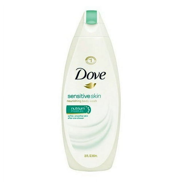 Dove Body Wash For Sensitive Skin, Unscented 22 Oz, 3 Pack