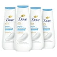 Dove Body Wash Gentle AIF4 Exfoliating With Sea Minerals 4 Count