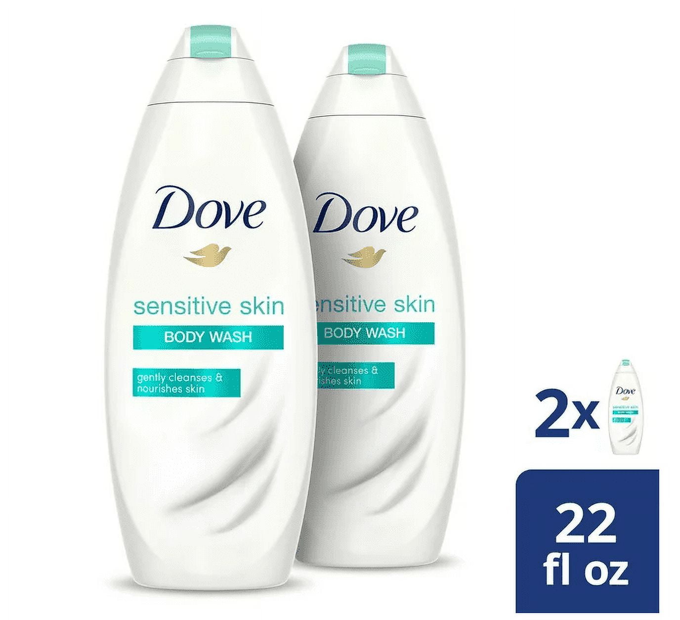 Dove Body Wash Hypoallergenic and Sulfate Free Body Wash Sensitive Skin