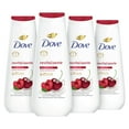 Dove Body Wash Revitalizante STF9 Cherry & Chia Milk 4 Count for