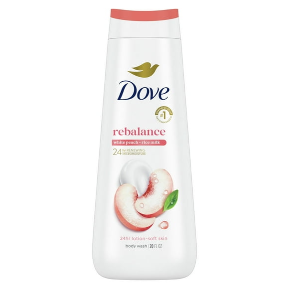 Dove Beauty Peach Body Wash, 20 oz