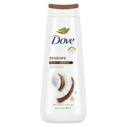Dove Body Wash for Women Moisturizing Restore Coconut & Cocoa Butter Cleanser All Skin, 20 oz
