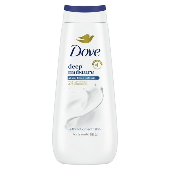 Dove Body Wash for Women Nourishing Deep Moisture Cleanser All Skin, 11 oz