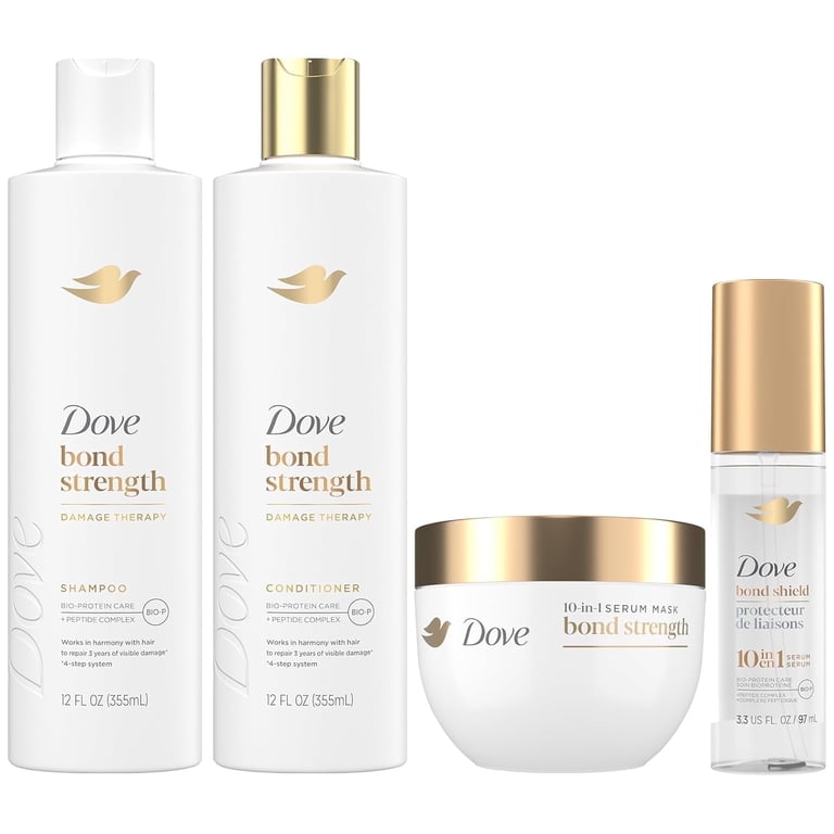 Dove CDセット Dove Bond Strength, Damage Therapy System – Shampoo, Conditioner