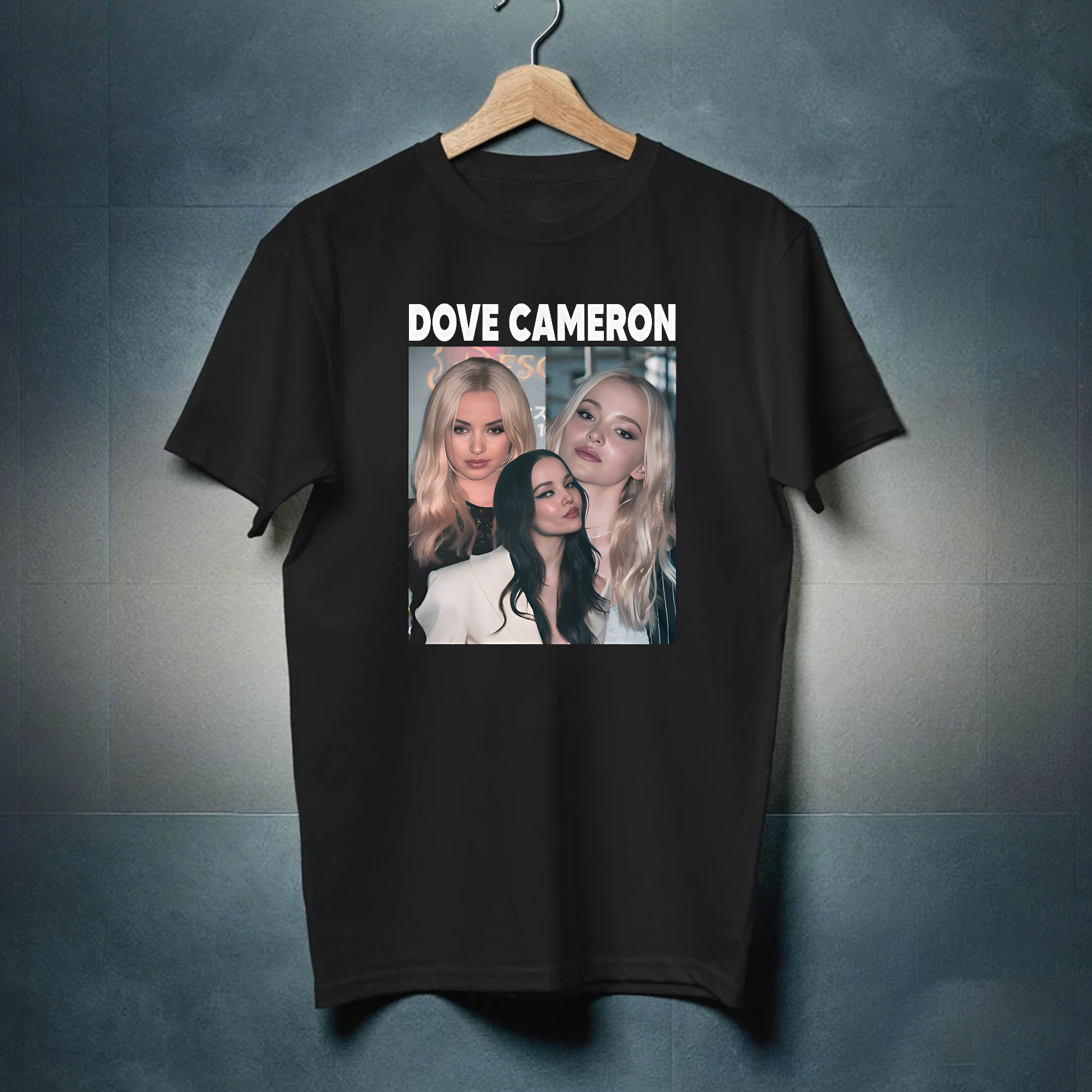 Dove Cameron T-Shirt with Pop Star Vibes and Glam Look, for men & women ...